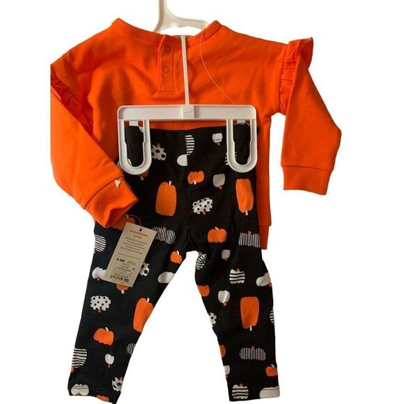 Little Pumpkin 2 Piece Set 6-9 Mo - Picture 6 of 7